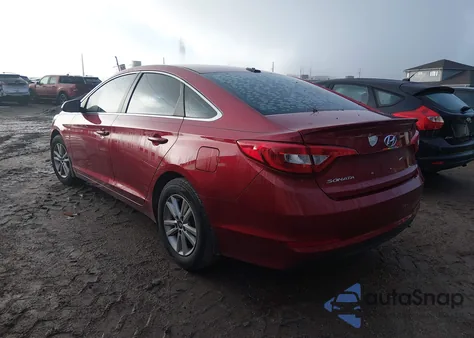 2015 Hyundai Sonata Se из США, поврежденный, VIN 5NPE24AF8FH110347